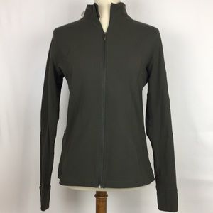 LULULEMON Define Dark Olive Yoga Run Zip Up Jacket